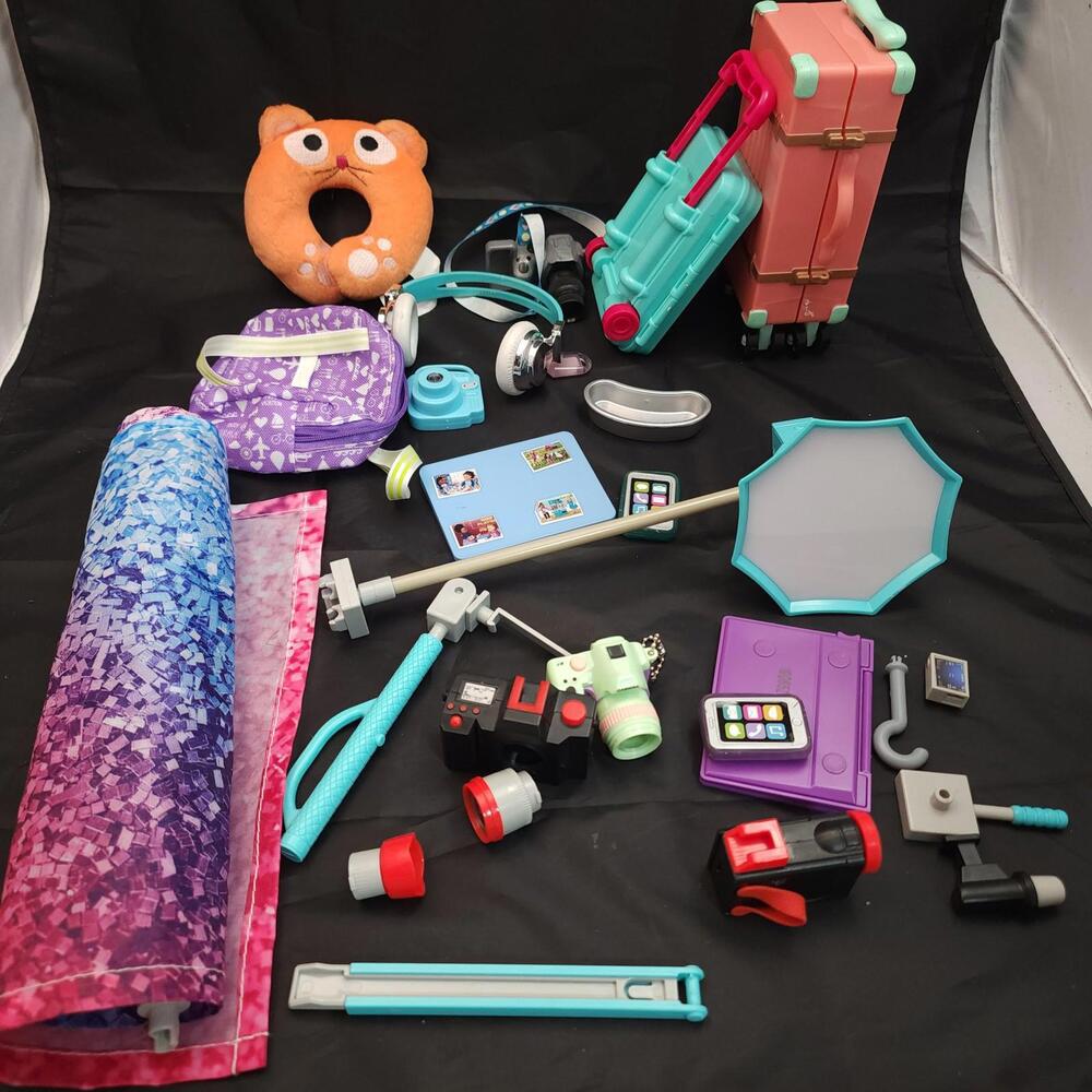 My Life as Vlogger Travel Accessory Set - Camera & Luggage Bundle - Parts/Incomp